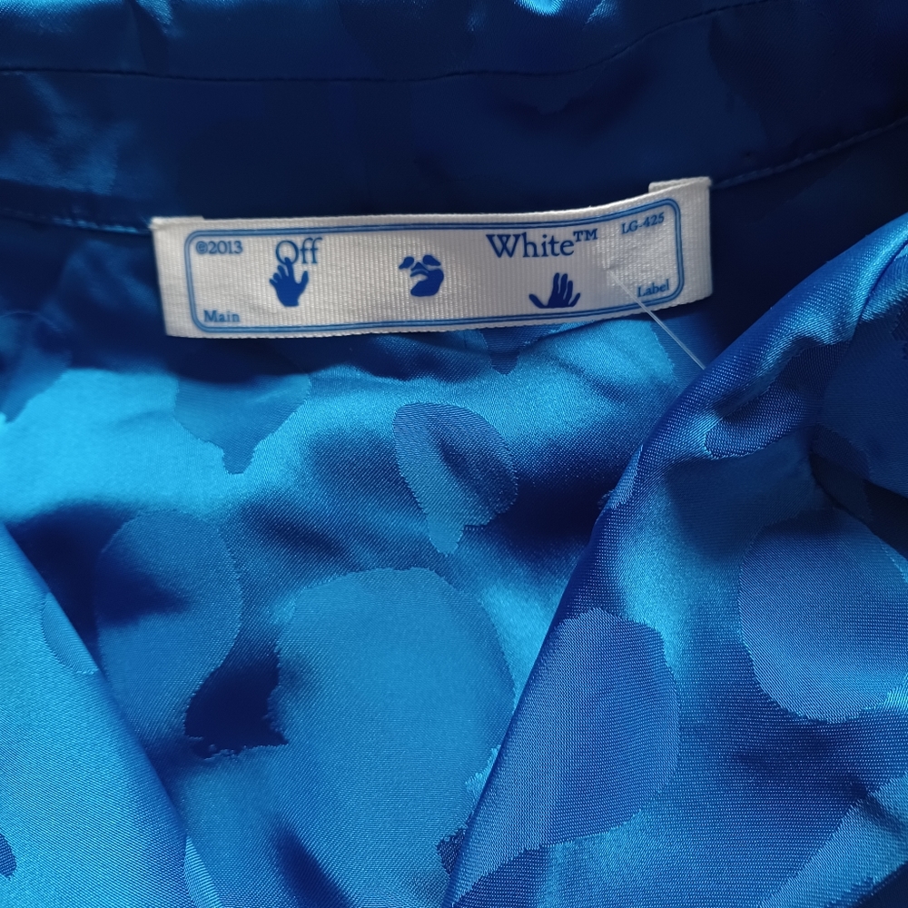 OFF-WHITE by Virgil Blue Dress - Picture 14 of 15